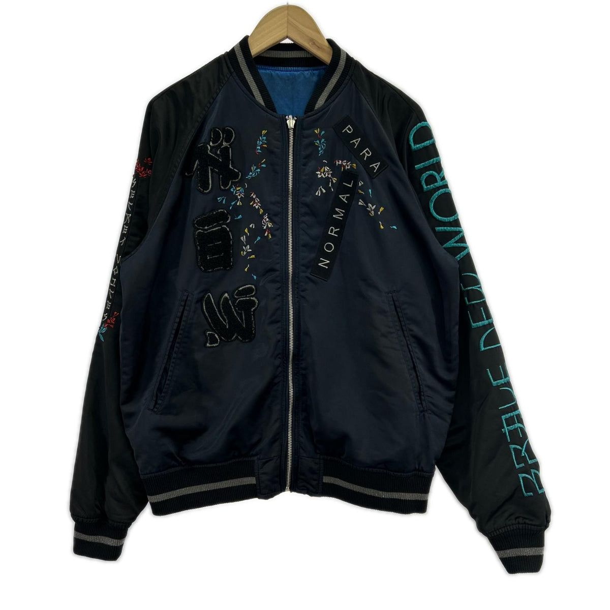 ジャケット DIESEL リバーシブルスカジャン 紺 (S) S