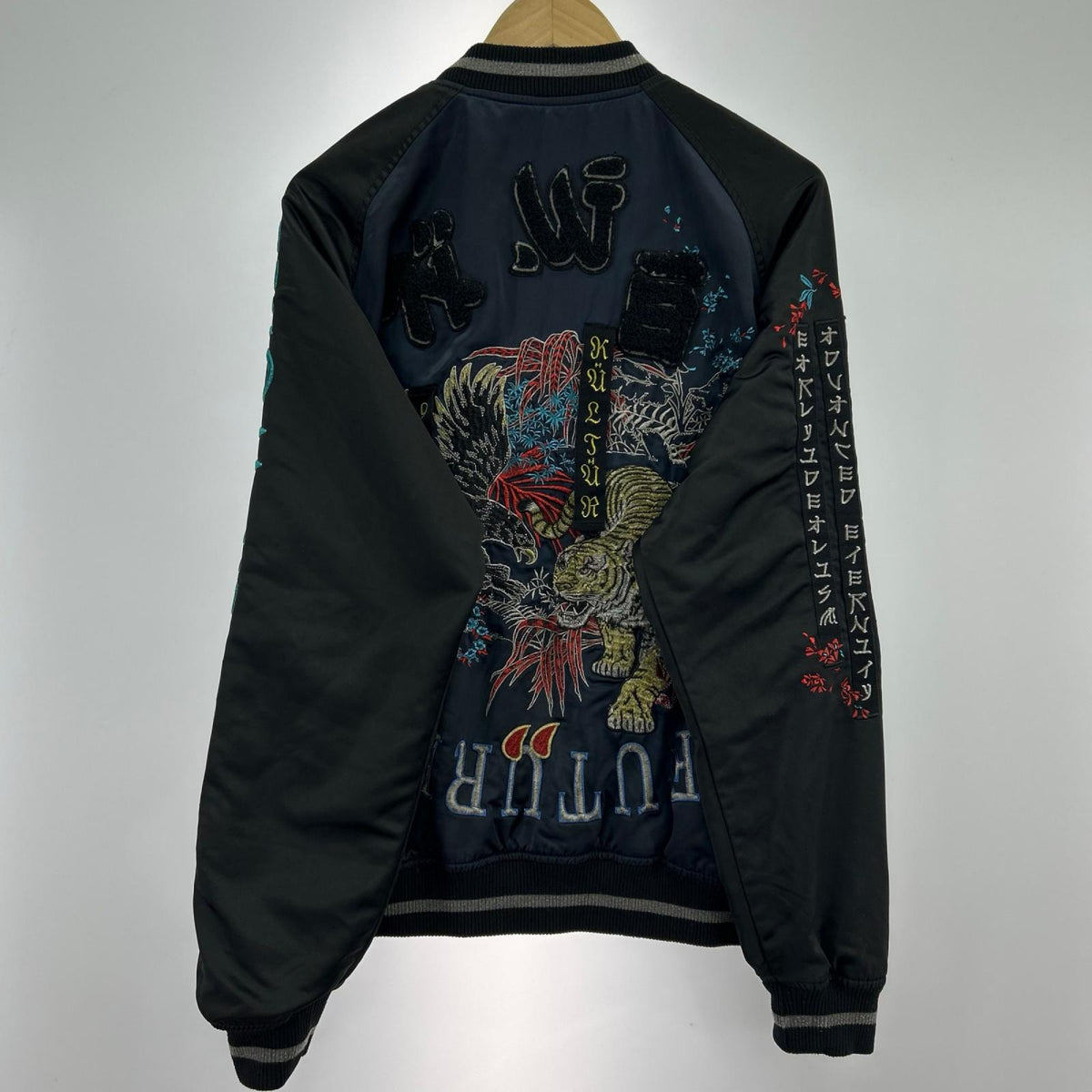 ジャケット DIESEL リバーシブルスカジャン 紺 (S) S