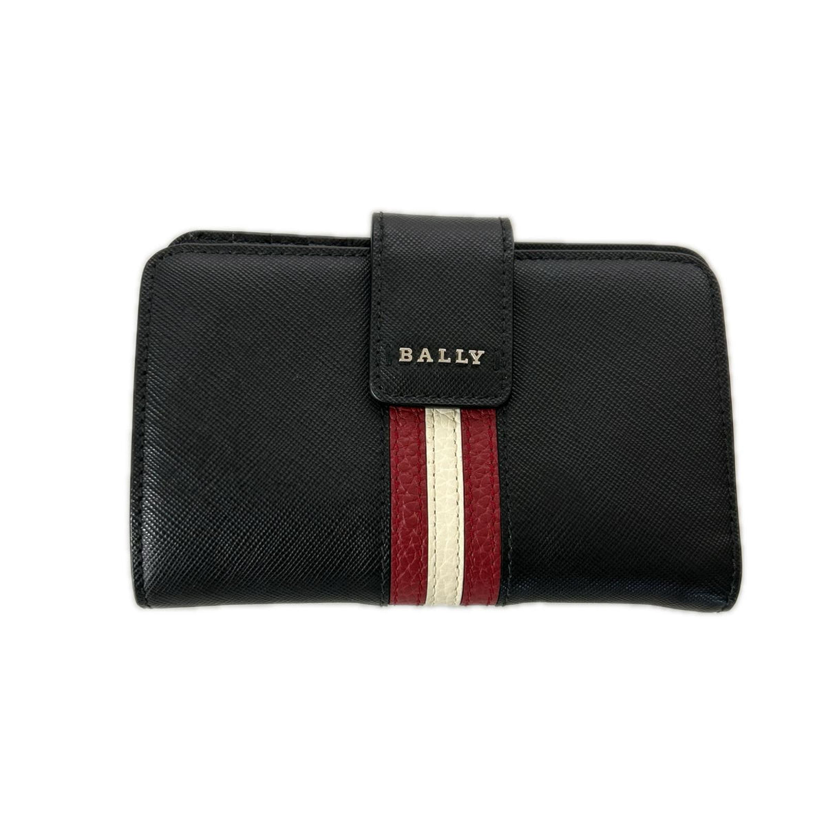 コンパクトウォレット BALLY 二つ折り財布 黒