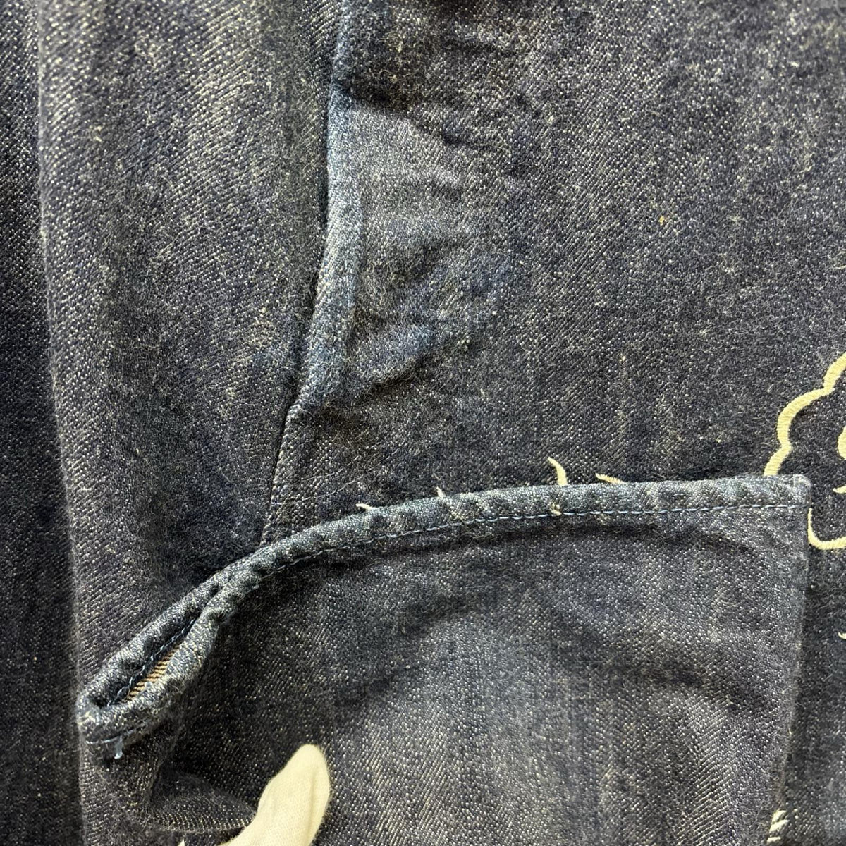 デニムパンツ Lot1962 虎×龍刺繍 デニムパンツ (W35) 35 ネイビー
