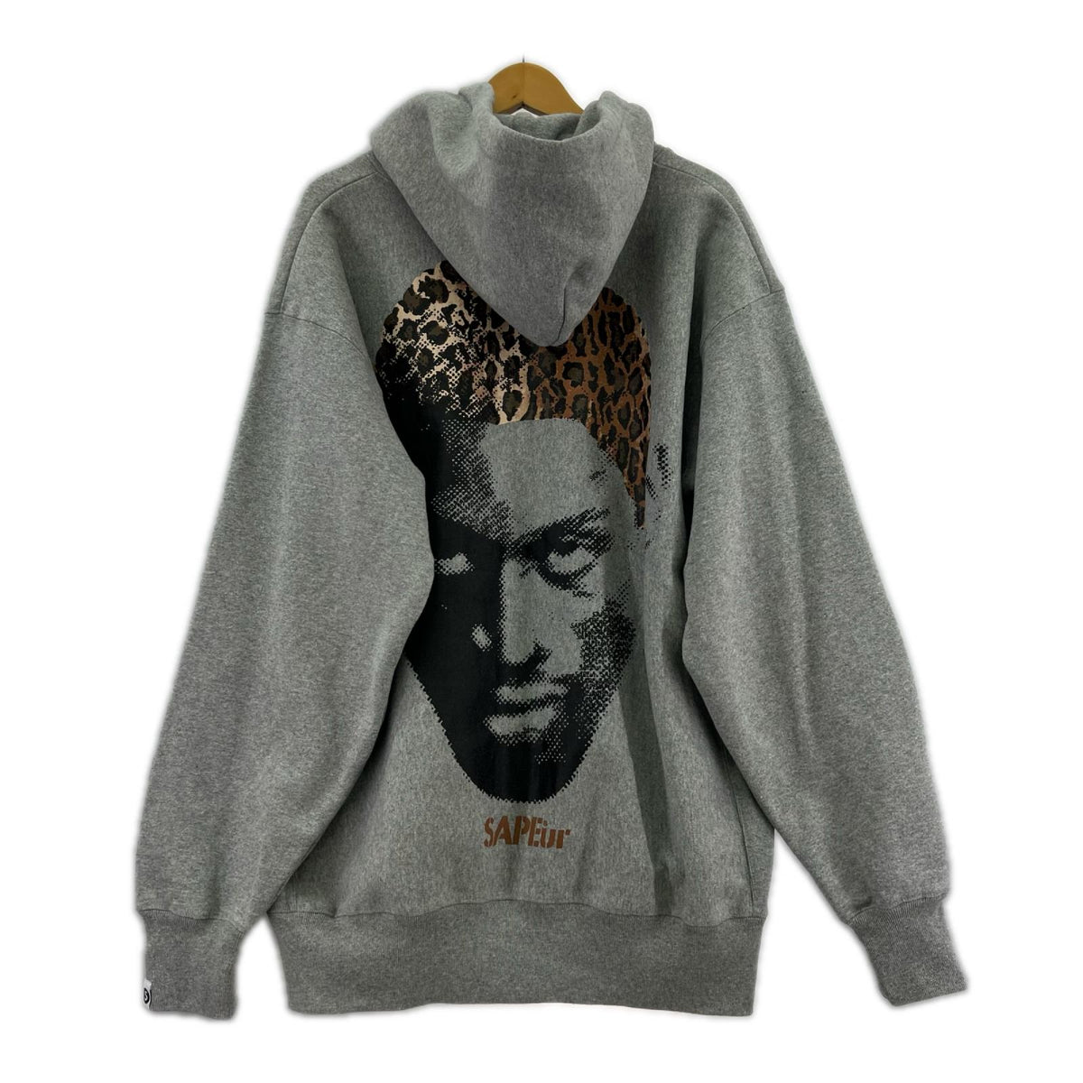 パーカー ロッドマン バックプリントパーカー グレー (XL) グレー