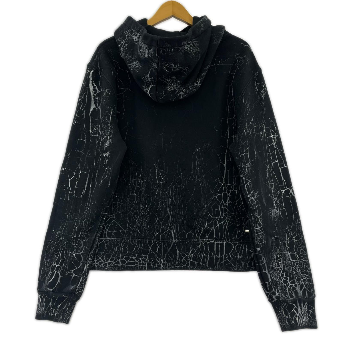 パーカー AMIRI CRACKED DYE CORE LOGO HOODIE XS ブラック