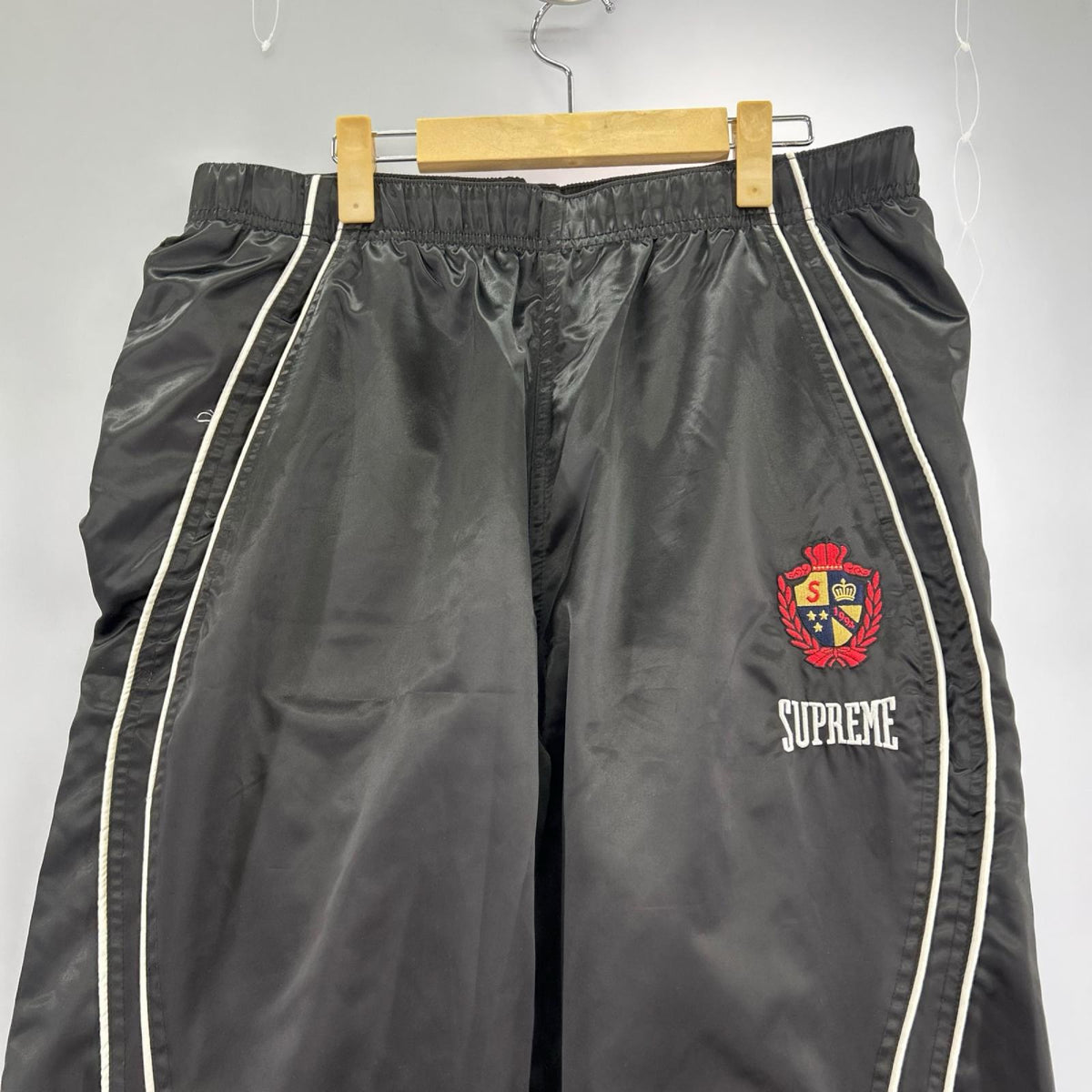 パンツ Satin Track Pants L ブラック