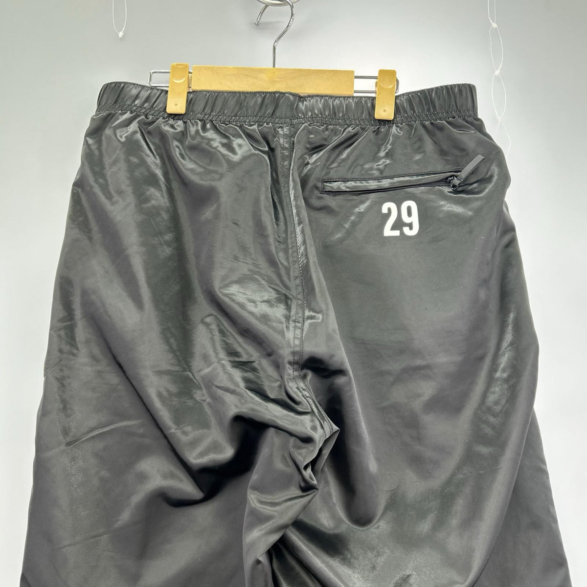 パンツ Satin Track Pants L ブラック