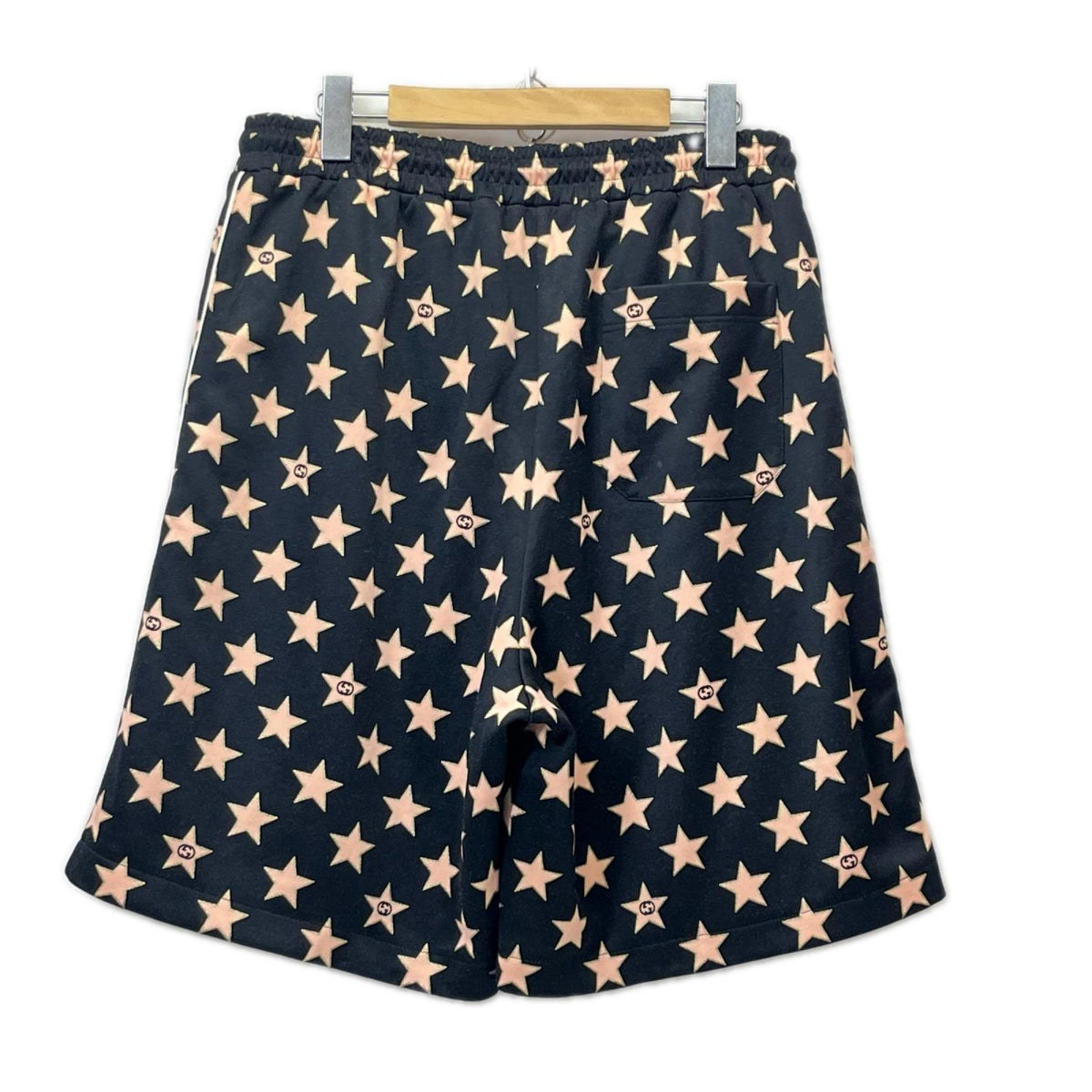 GUCCI/Technical jersey shorts with stars M 705299