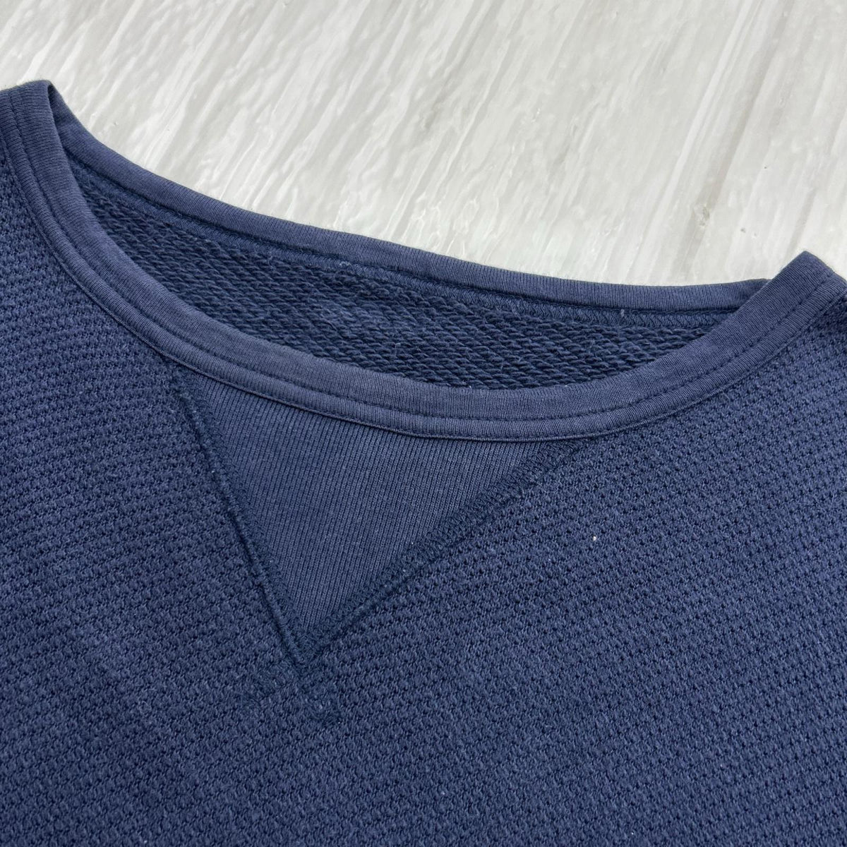 長袖Tシャツ FRENCH THERMAL CREWNECK SS ネイビー
