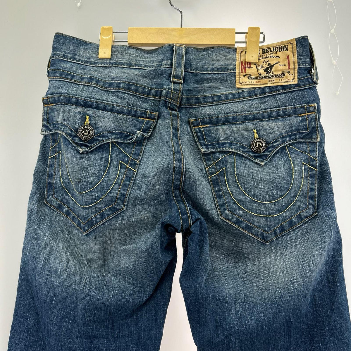 デニムパンツ TRUE RELIGION デニム・ジーンズ 32 ブルー