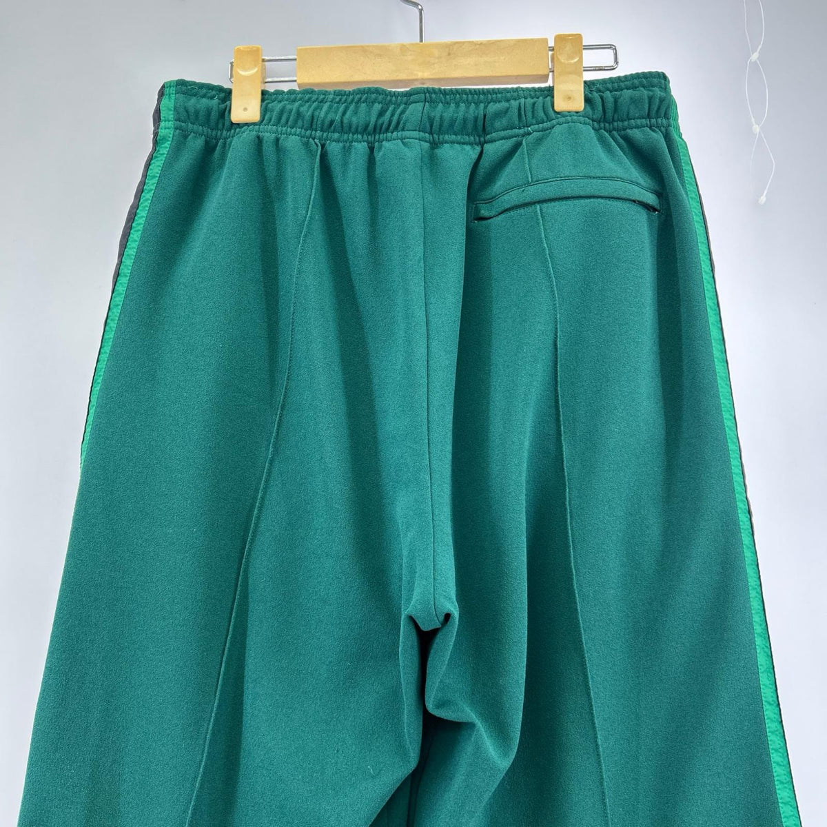 パンツ STRETCH GEORGETTE PANTS グリーン 46