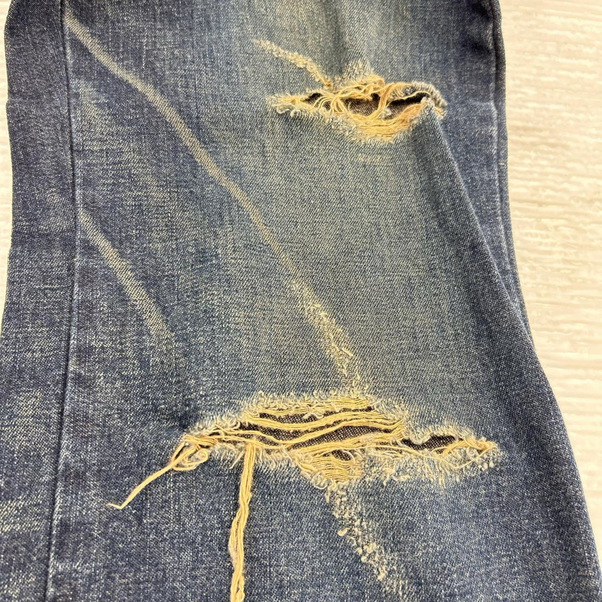 デニムパンツ Straight Damage Denim 3 IDG