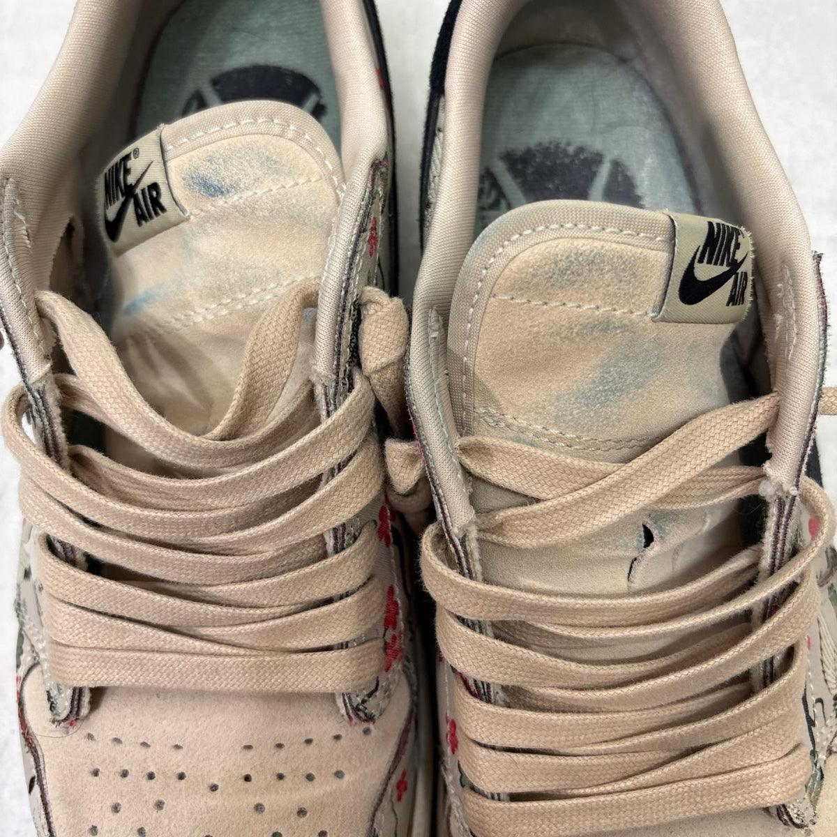 スニーカー Rui Hachimura × Air Jordan 1 Retro Low 27cm (US9 UK8 1/2 EU44) ベージュ