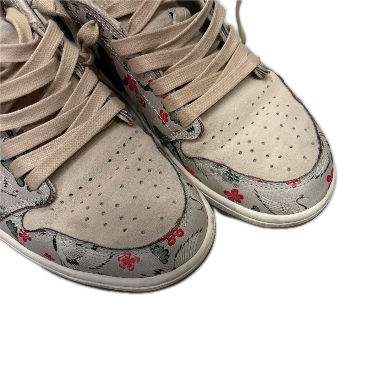 スニーカー Rui Hachimura × Air Jordan 1 Retro Low 27cm (US9 UK8 1/2 EU44) ベージュ