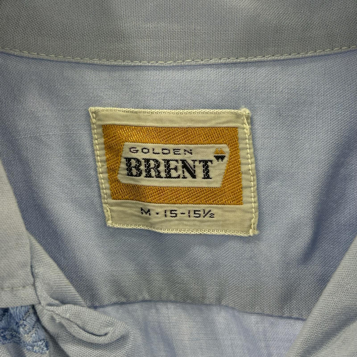 半袖シャツ GOLDEN BRENT M レーヨン M ブルー