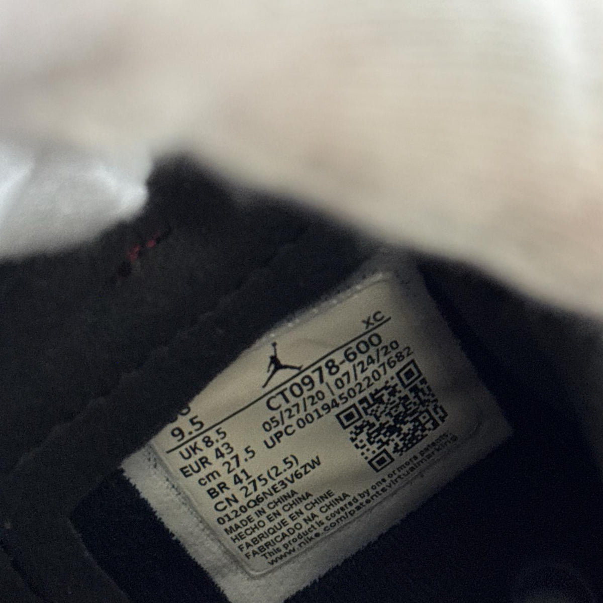 スニーカー Air Jordan 1 High Zoom 27.5cm 27.5cm (US9 1/2 UK9 EU45) レッド