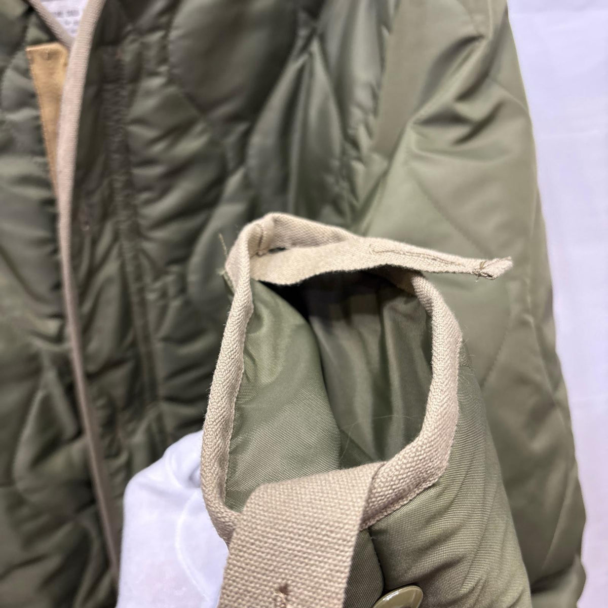 ミリタリージャケット Type M-65 LINER 緑 (L) LL カーキ