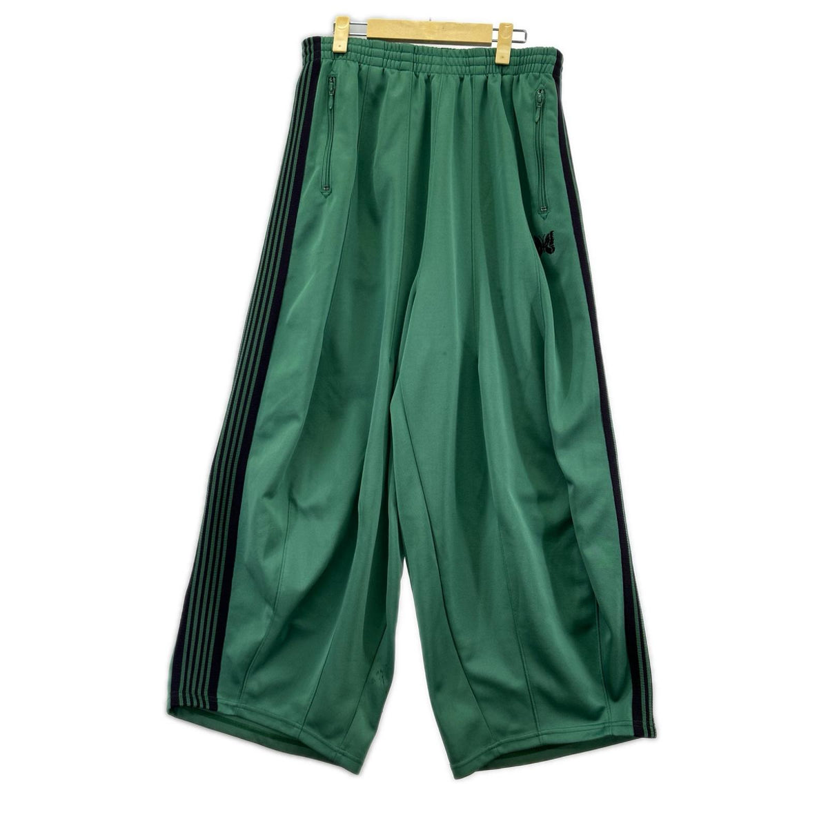 パンツ 23SS TRACK PANT POLY SMOOTH 緑 (S) S グリーン