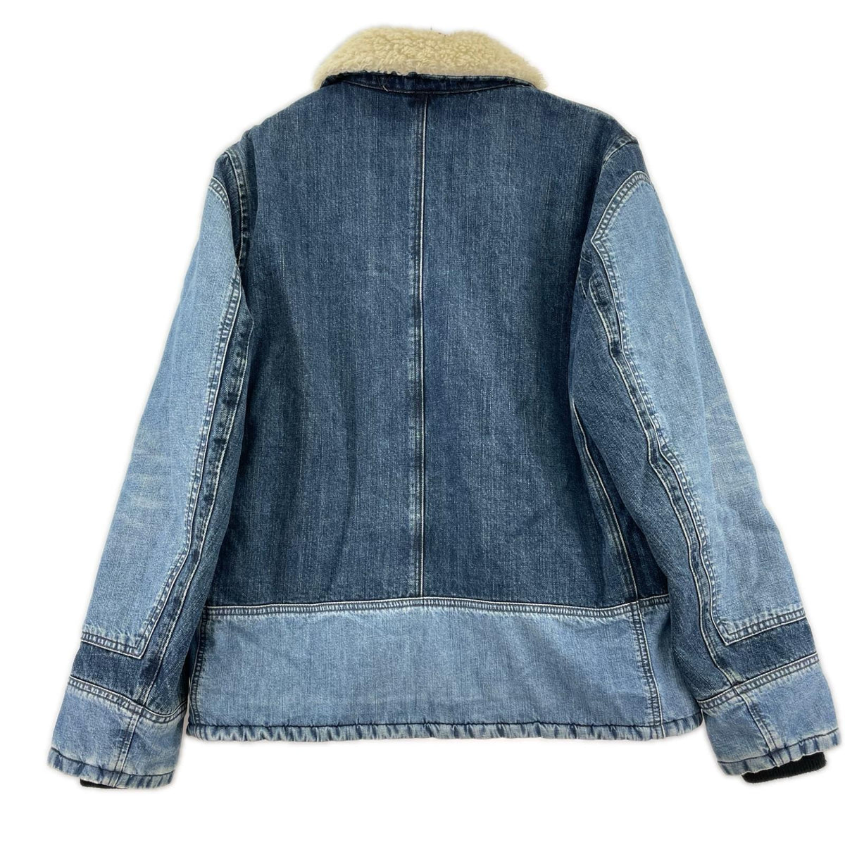デニムジャケット schott デニムボアブルゾン L ネイビー