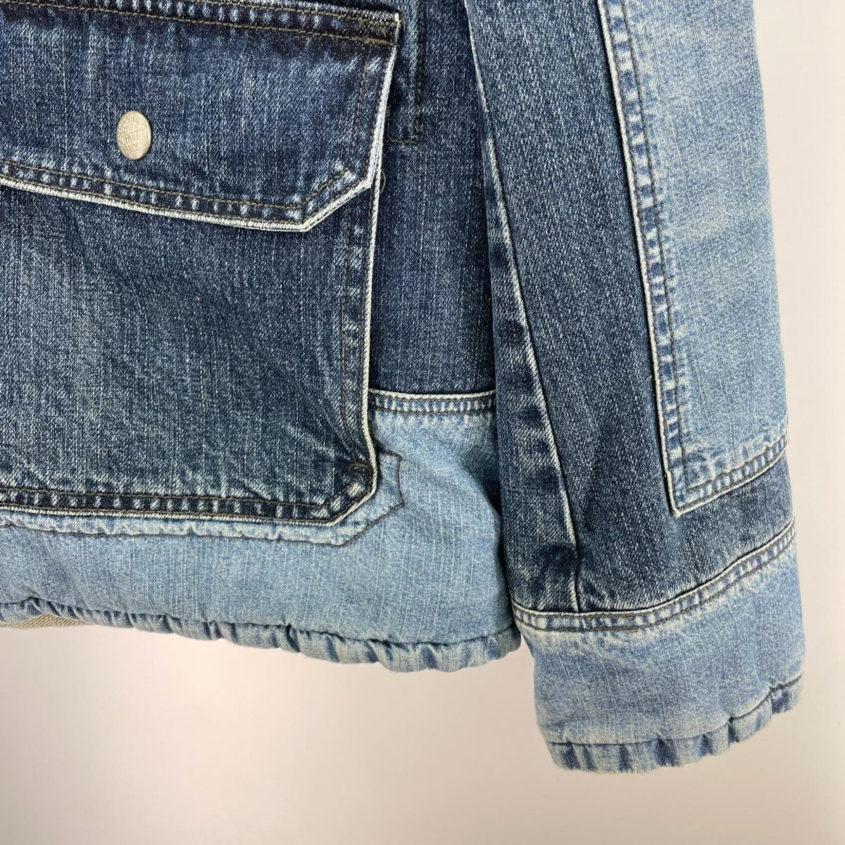 デニムジャケット schott デニムボアブルゾン L ネイビー