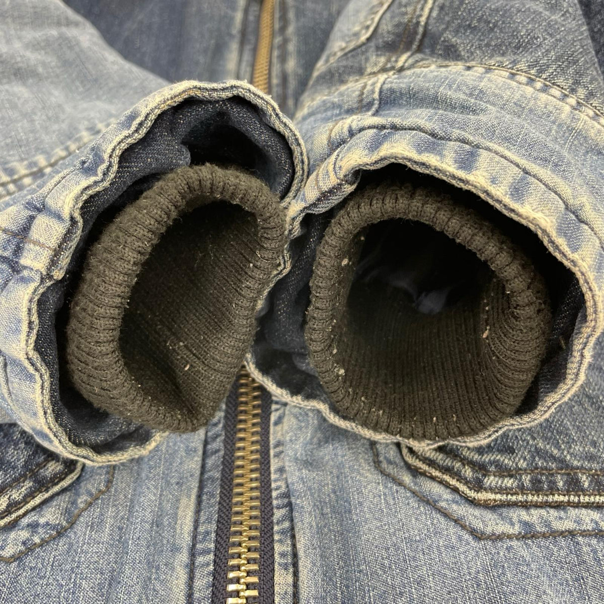 デニムジャケット schott デニムボアブルゾン L ネイビー