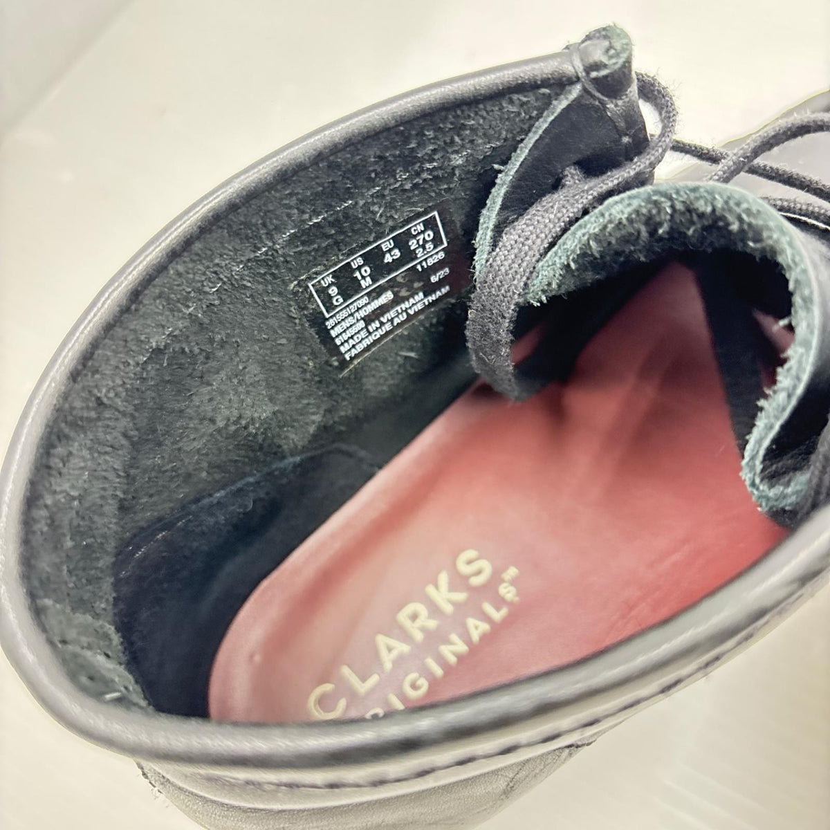 シューズ WALLABEE レザー 黒 27cm 27