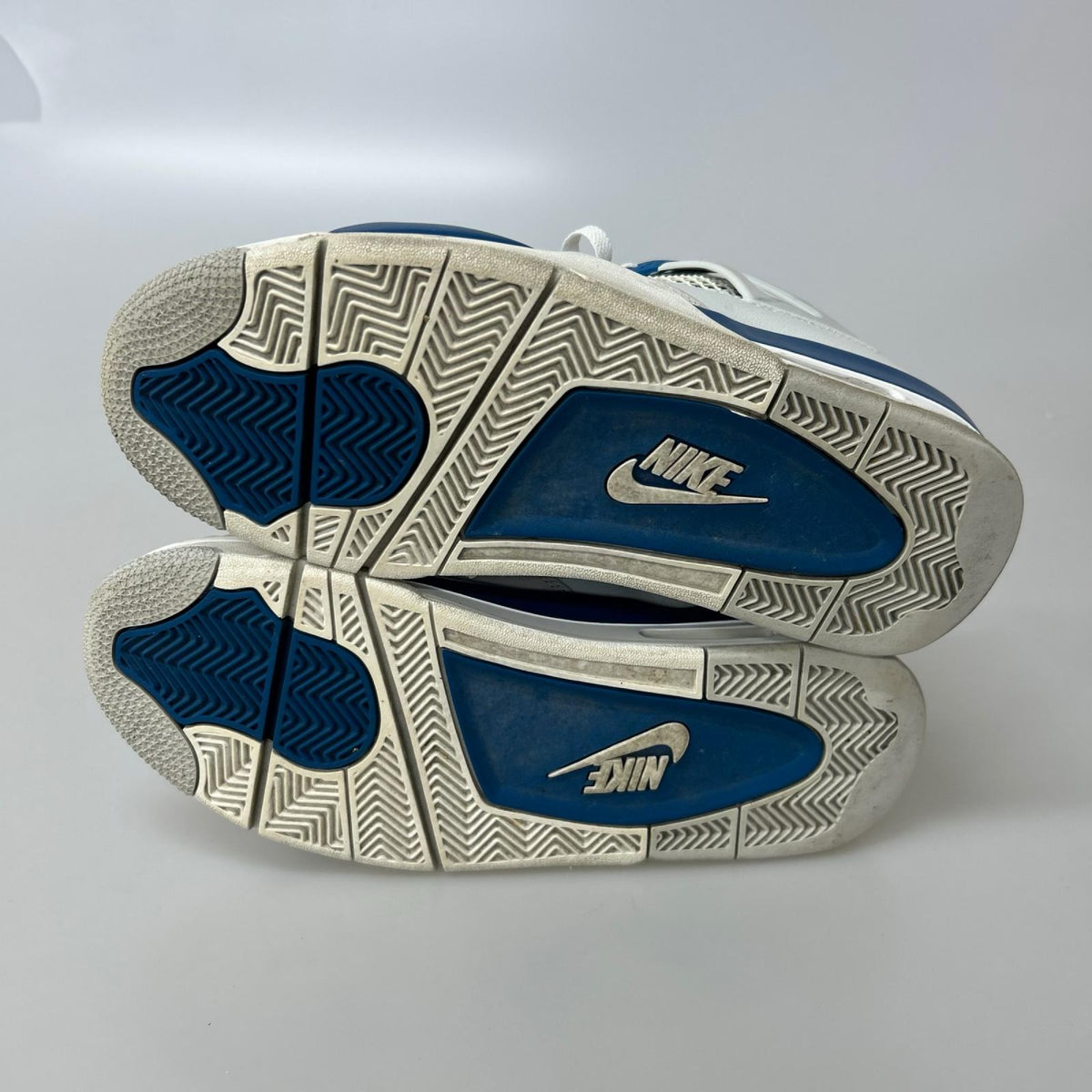 スニーカー AIR JORDAN 4 RETRO "MILITARY BLUE 27.5cm (US9 1/2 UK9 EU45)