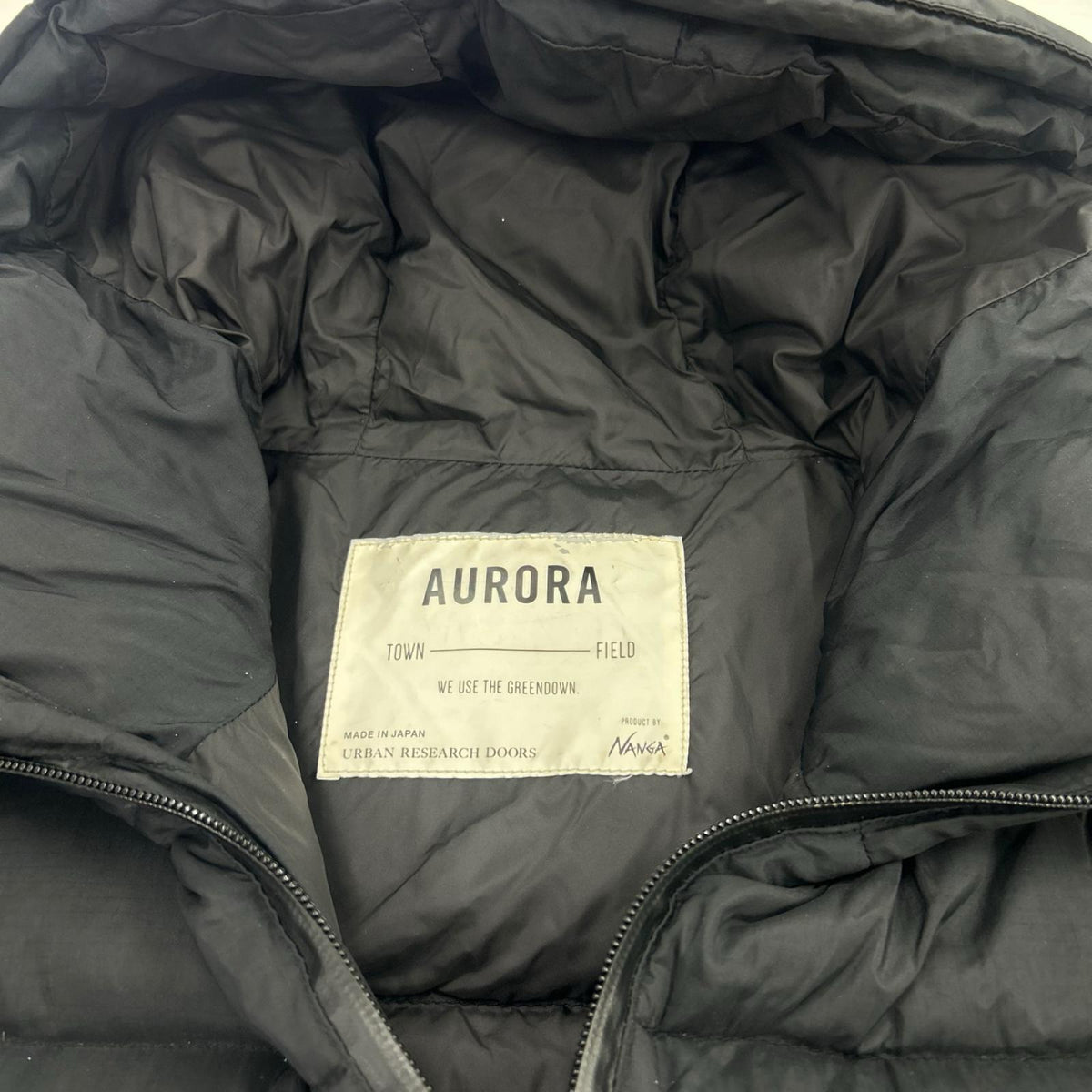 ダウンジャケット ×URBAN RESEARCH DOORS AURORA 40 ブラック