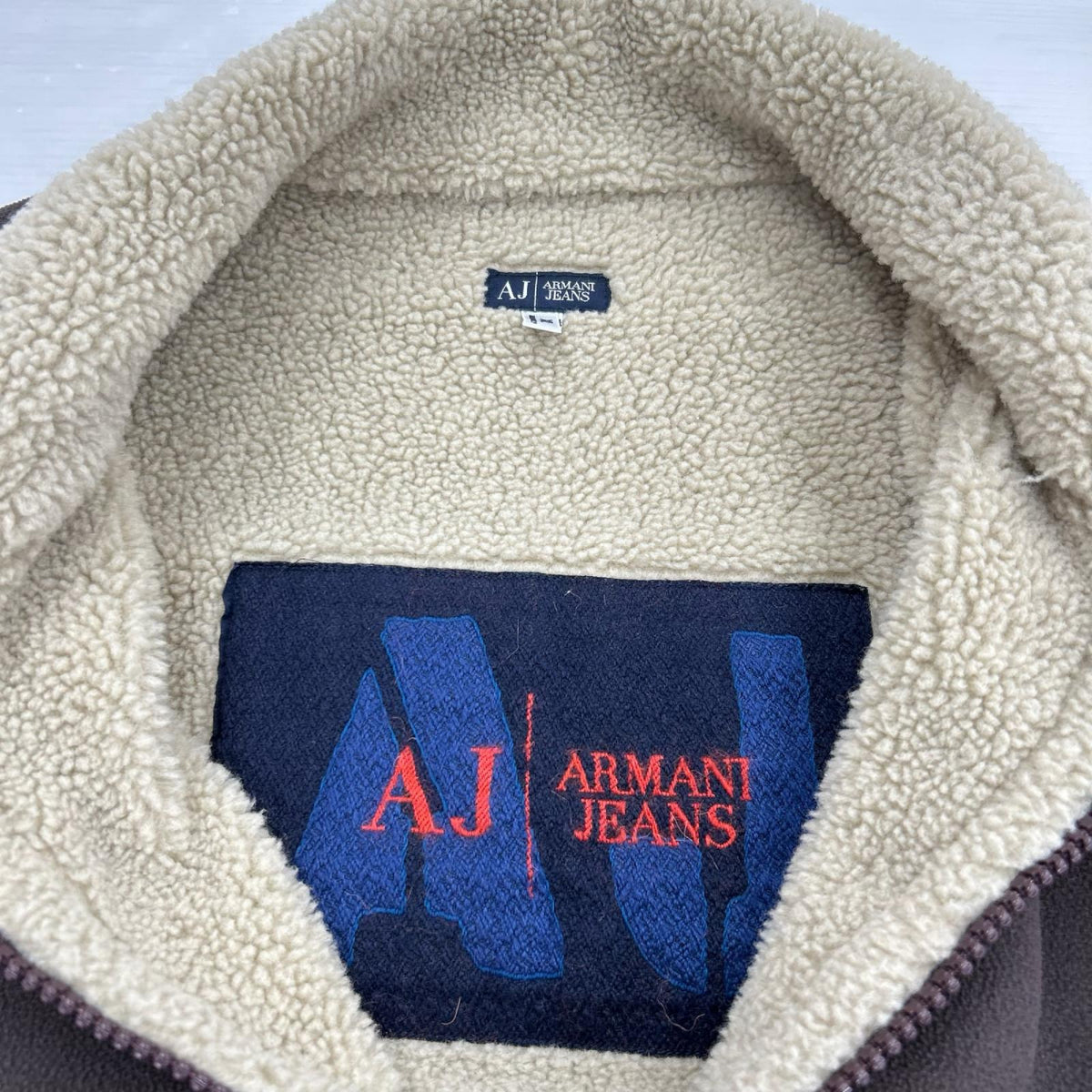 ジャケット 90-00s 裏起毛fleece jacket XL BRW ブラウン