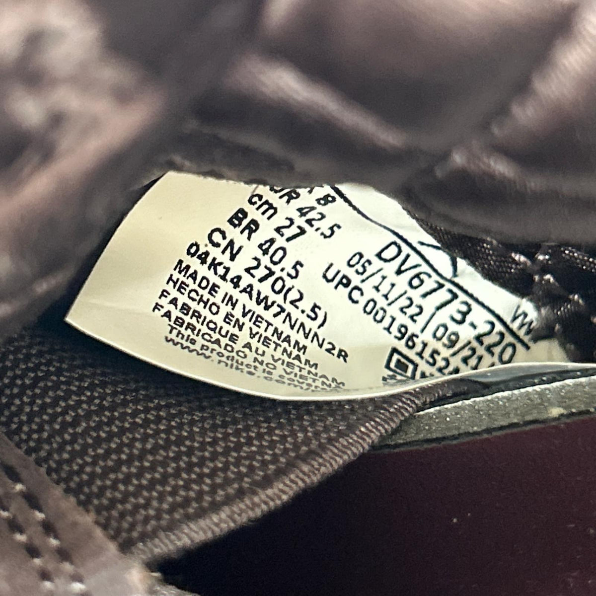 スニーカー ×A Ma Maniere Air Jordan 4 27cm 27cm (US9 UK8 1/2 EU44) ブラウン
