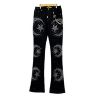 デニムパンツ WAXED CALLIGRAPHY DENIM 30 ブラック