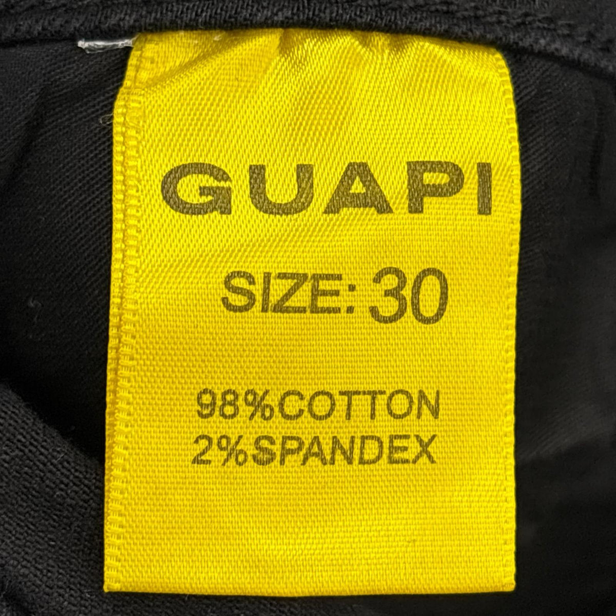 デニムパンツ WAXED CALLIGRAPHY DENIM 30 ブラック