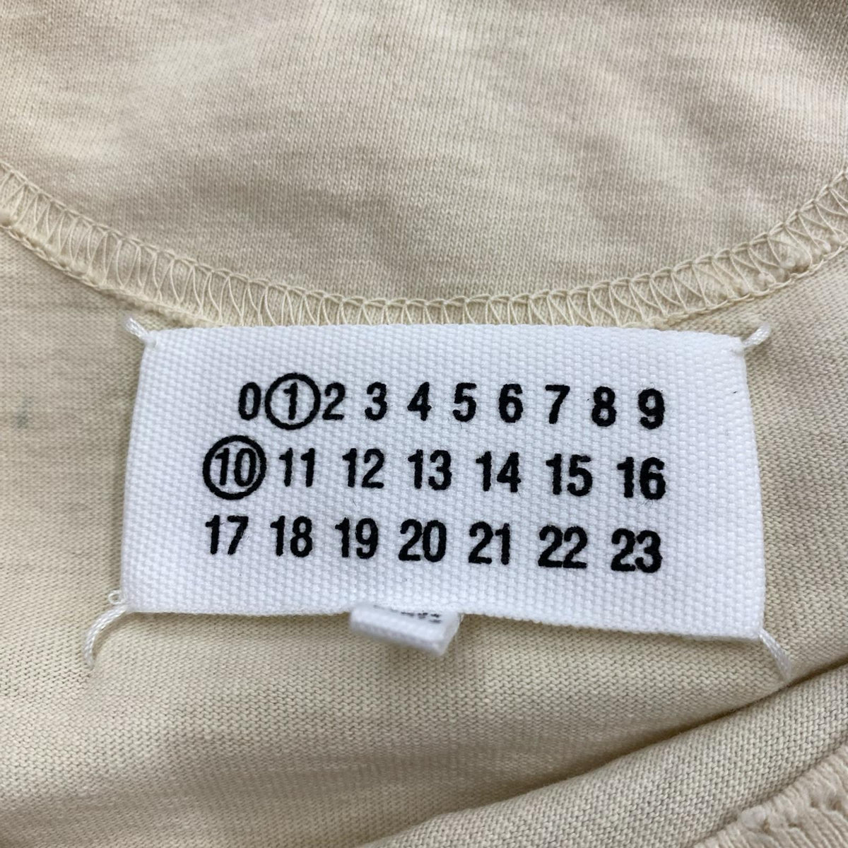 長袖Tシャツ 24SS ラウンドネック ビンテージ ロングスリーブTシャツ (XL) ベージュ