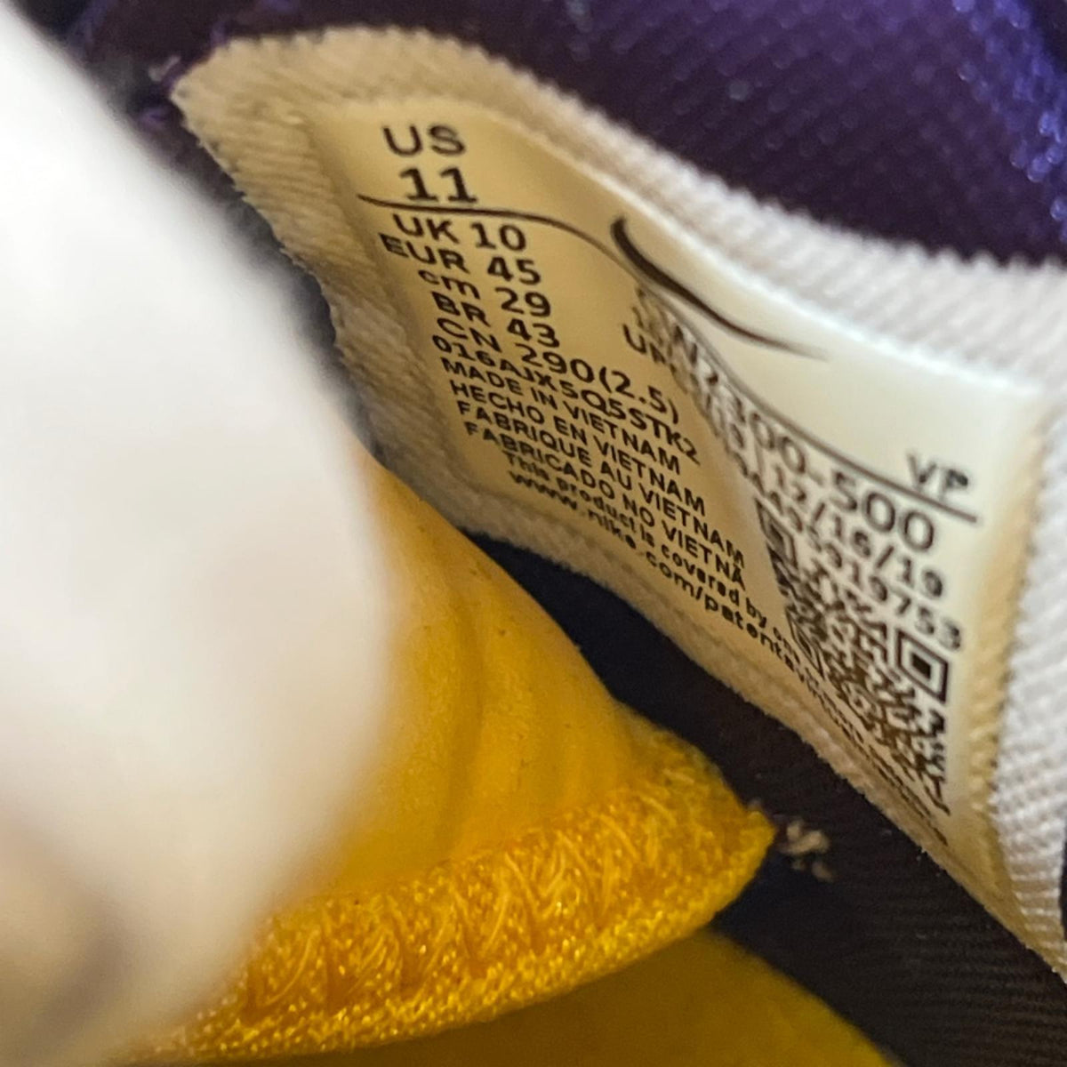 スニーカー LEBRON 7 LAKERS MEDIA DAY (29.0cm) 29cm (US11 UK10 1/2 EU48)