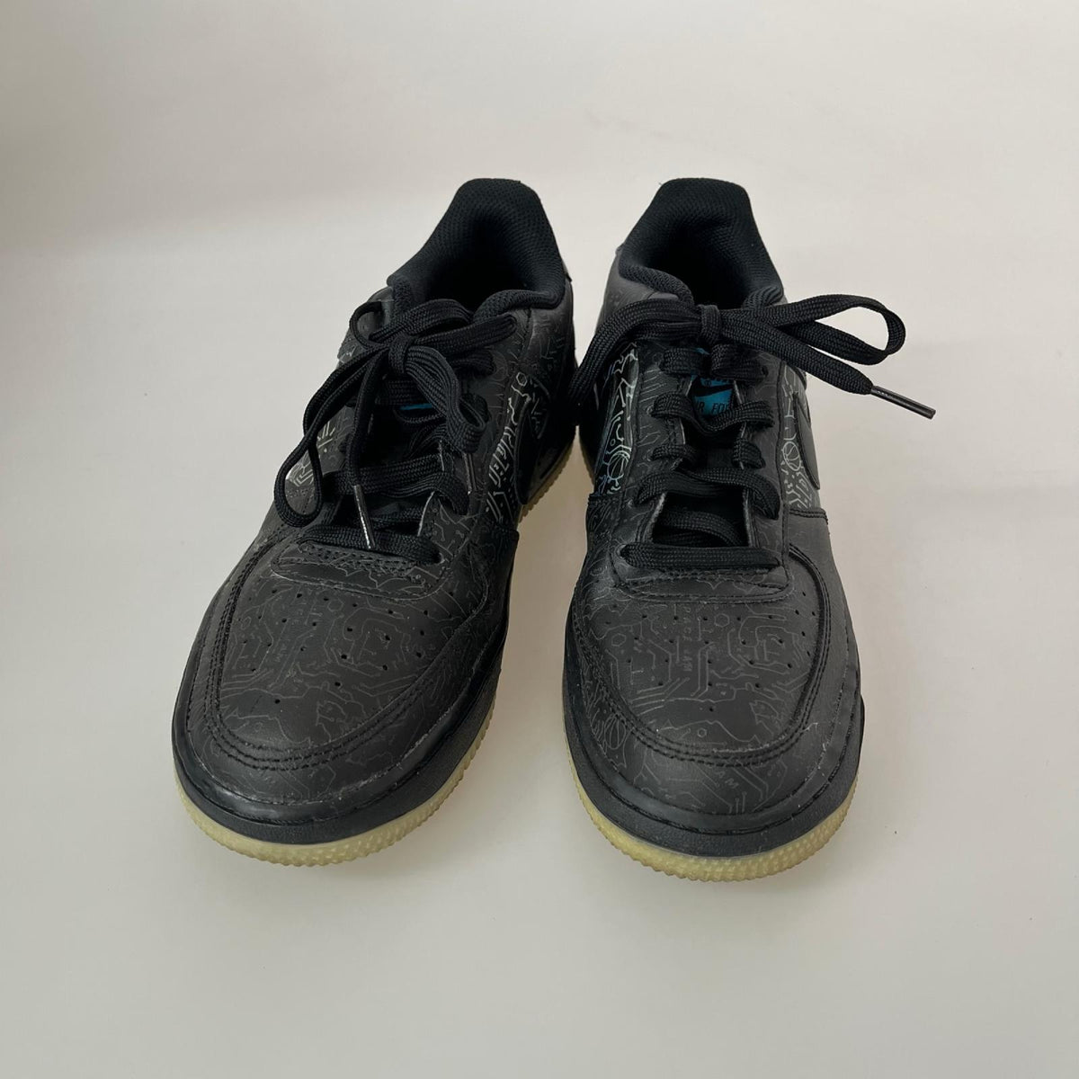 スニーカー Space Players × Nike GS Air Force 1 Low 25cm (US7 UK6 1/2 EU40) ブラック