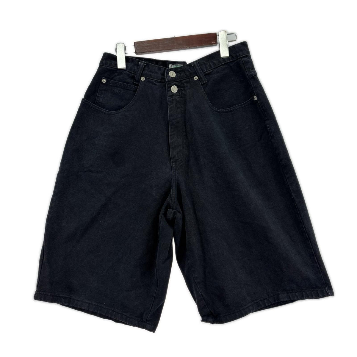 ショートパンツ 90s ワイド ブラック ブラック