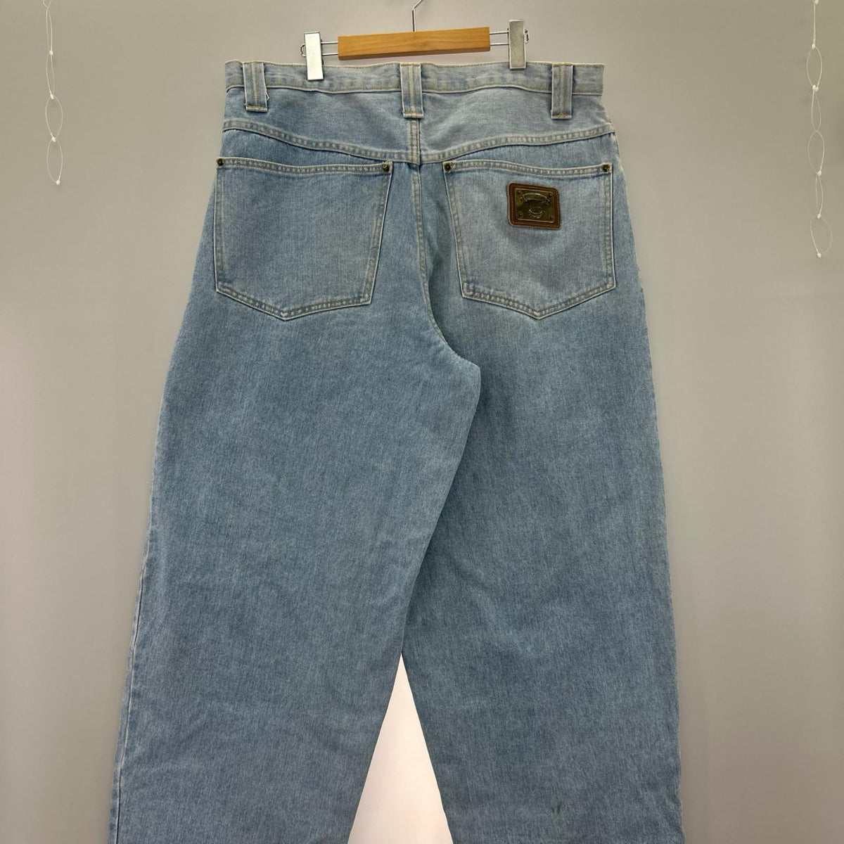 デニムパンツ karl kani-jeans バギーパンツ プレート