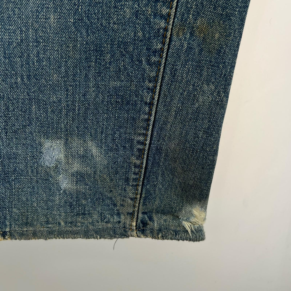 デニムパンツ 501 66前期 刻印6 BIG E 実寸W36 ブルー