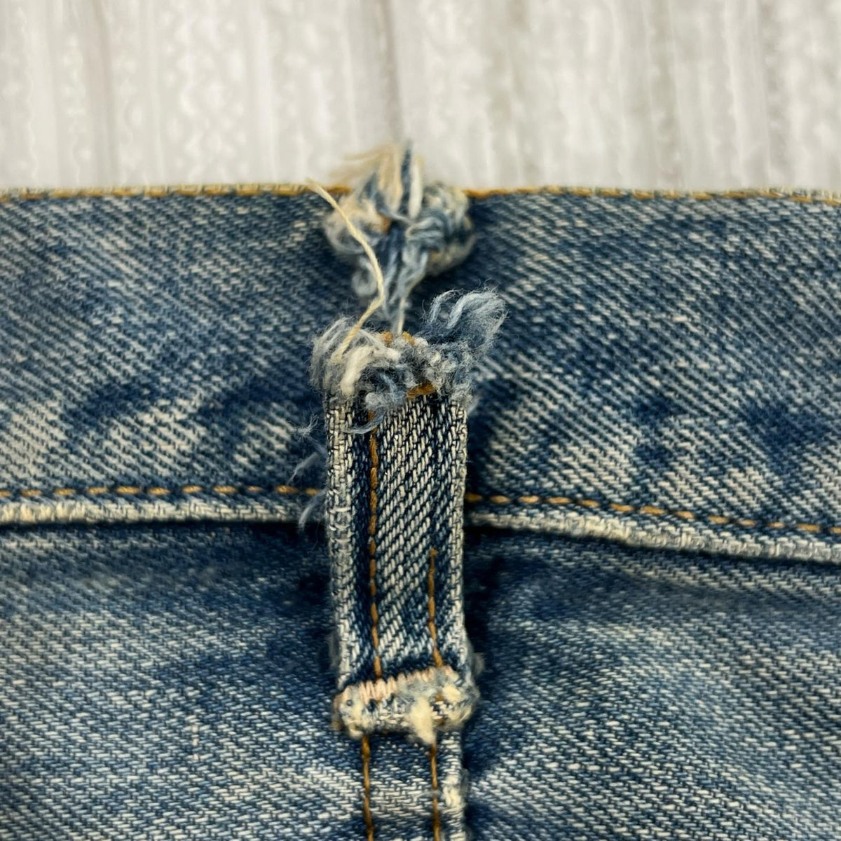 デニムパンツ 501 66前期 刻印6 BIG E 実寸W36 ブルー