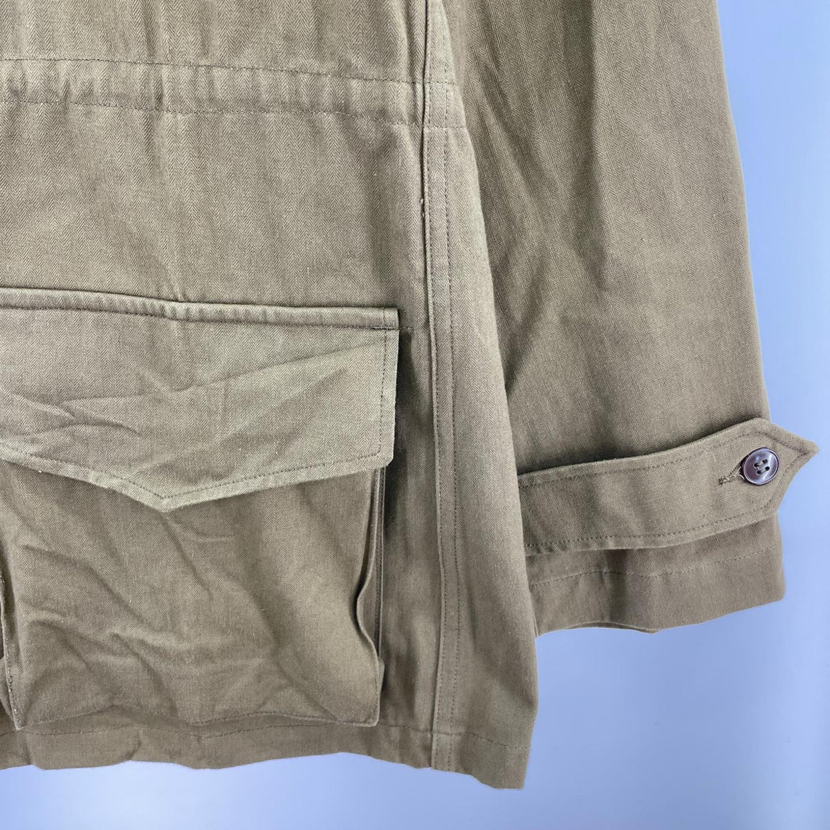 ジャケット フランス軍 50s M-47 フィールドジャケット カーキ (42) 42 ブラウン