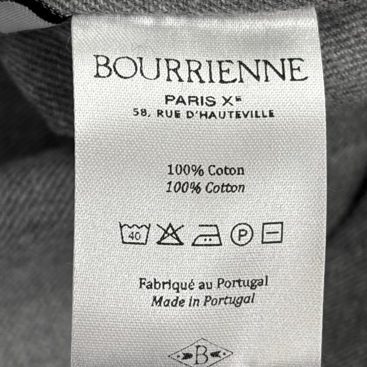 長袖シャツ BOURRIENNE PARIS X ASTRALE グレー 40 グレー