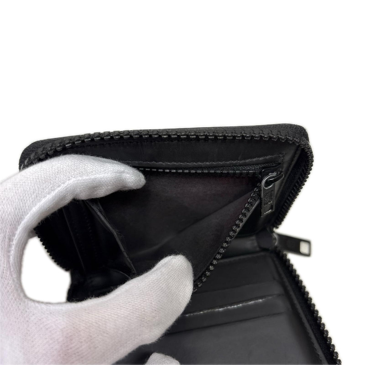 コンパクトウォレット 20SS 牛革コンパクトウォレット ブラック