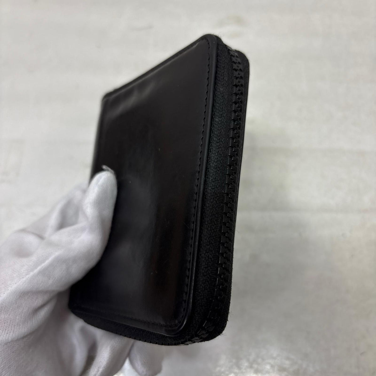 コンパクトウォレット 20SS 牛革コンパクトウォレット ブラック