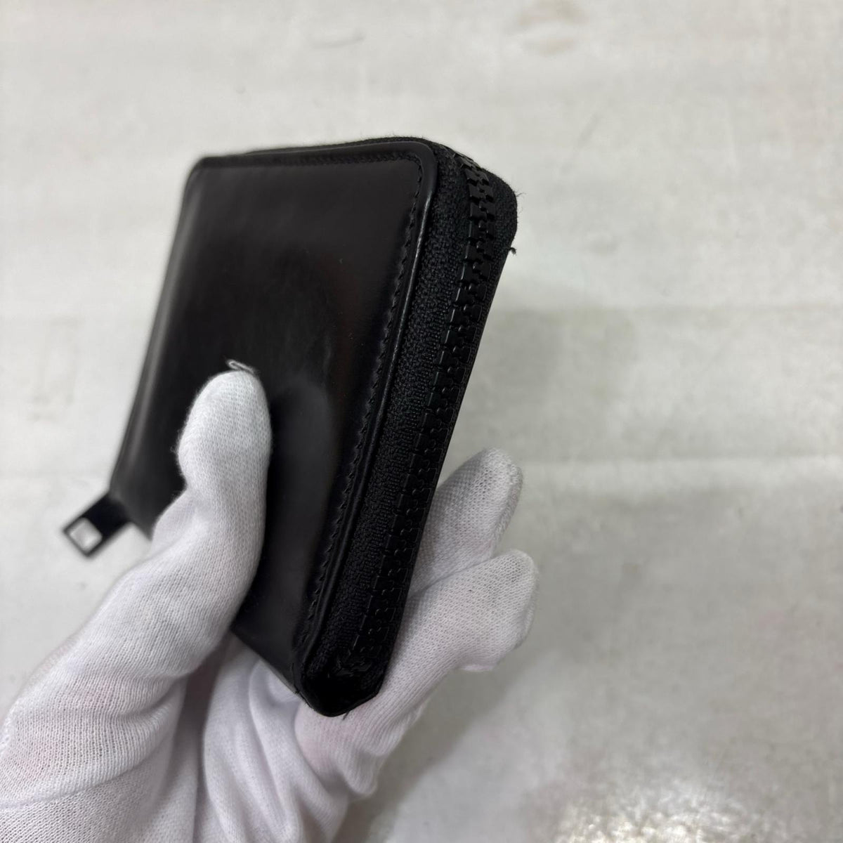 コンパクトウォレット 20SS 牛革コンパクトウォレット ブラック