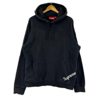 パーカー 18SS Corner Label Hooded Sweatshirt 黒 M M ブラック