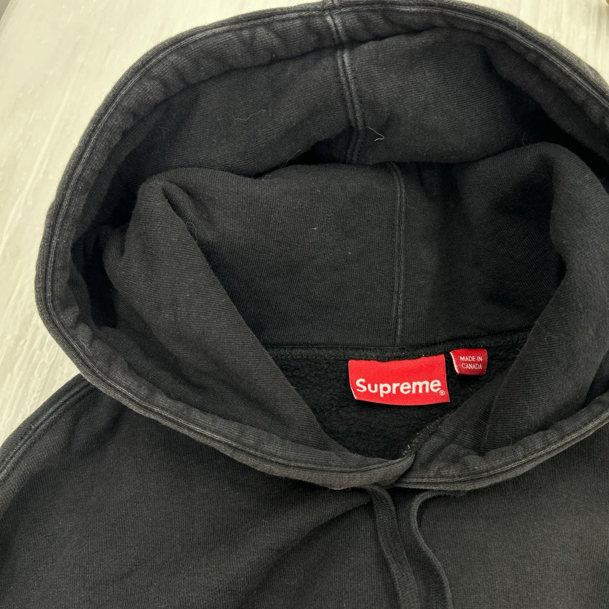 パーカー 18SS Corner Label Hooded Sweatshirt 黒 M M ブラック