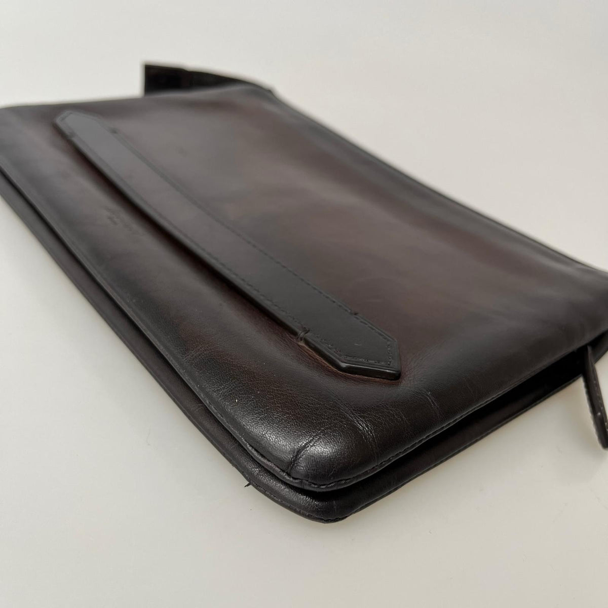その他バッグ テルシオ レザークラッチバッグ ブラウン