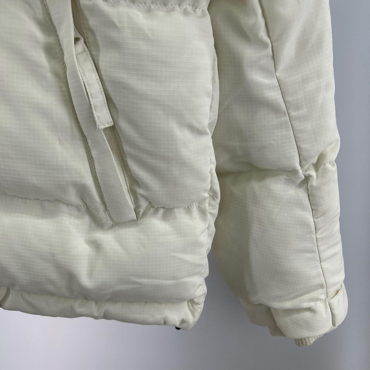 ダウンジャケット PUFFER JACKET 白 S ホワイト