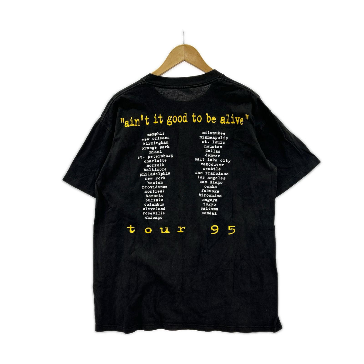 半袖Tシャツ 95年コピーライト有 SLASH‘S SNAKEPIT 黒 (L) L ブラック