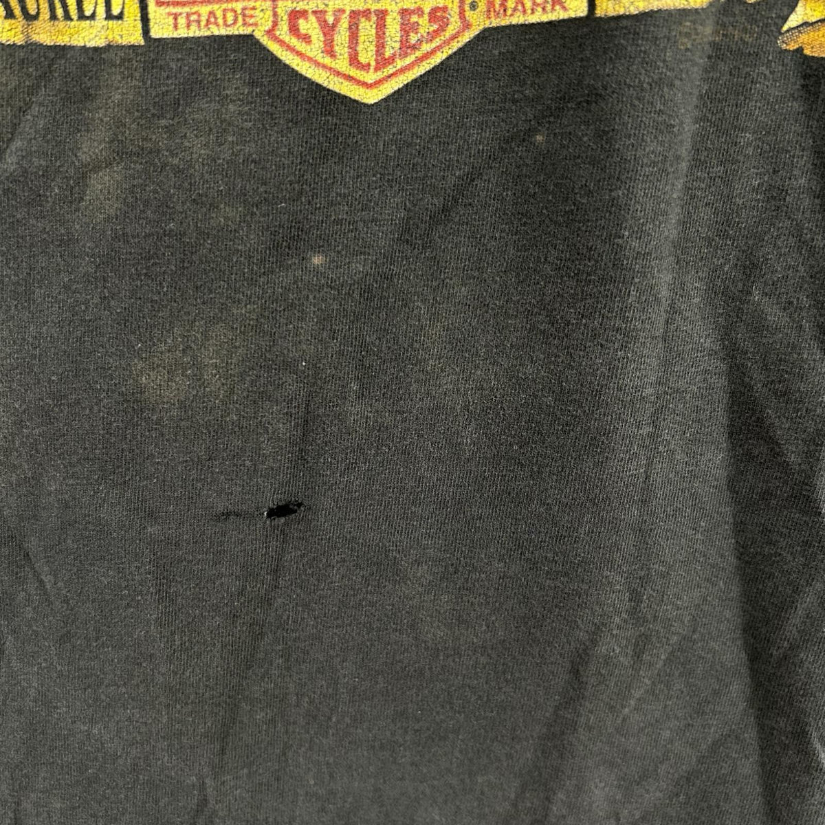 半袖Tシャツ Harley-Davidson 2010年 ロゴプリントTEE 黒 (XL) ブラック