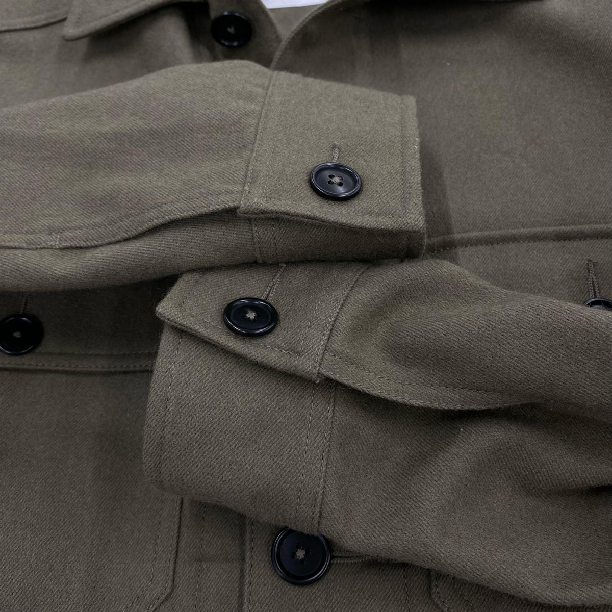 ブルゾン WOOL COTTON DRILL ジャケット S カーキ