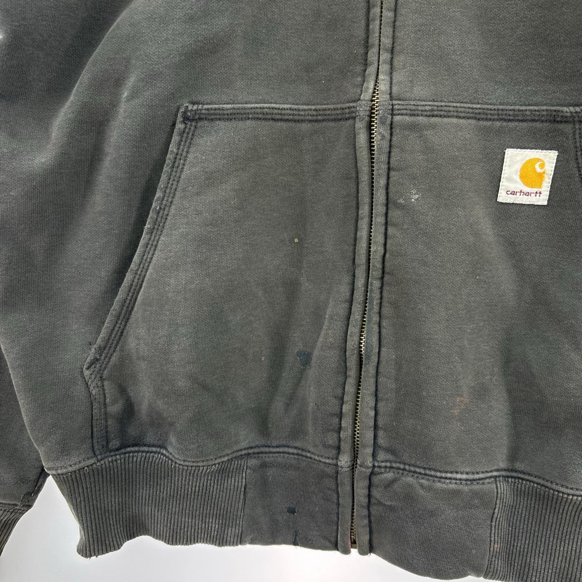 パーカー 00s ジップフーディ 黒 (M) M ブラック