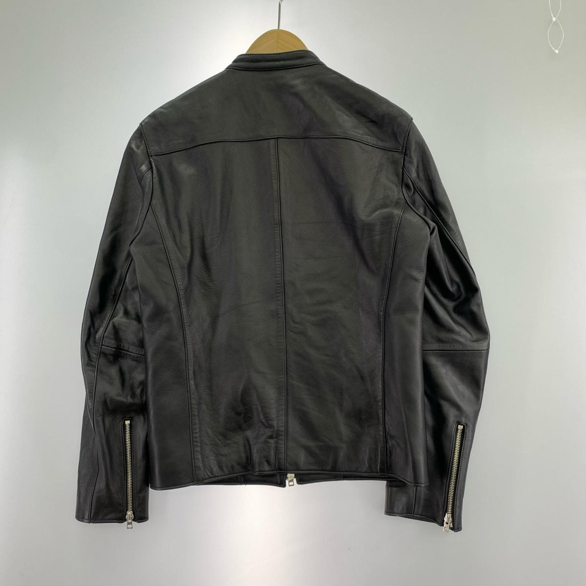 レザージャケット LIDnM 17ss SINGLE RIDERS JACKET ブラック L L ブラック